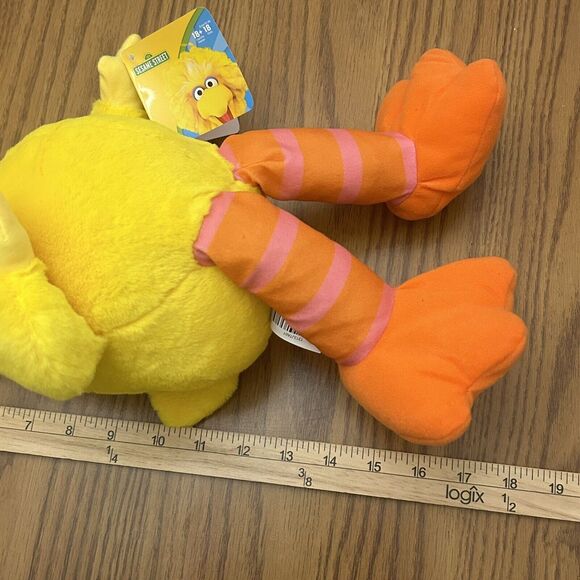 Sesame Street Plush Big Bird Soft Stuffed Animal - 17” Toy Just Play NEW - Picture 11 of 11